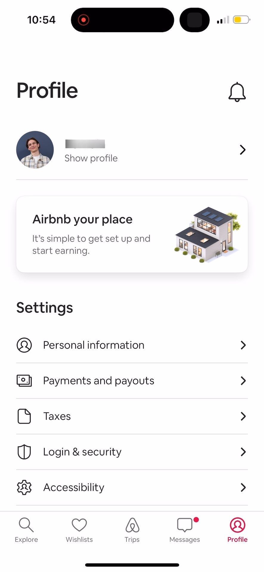 profile (Airbnb)