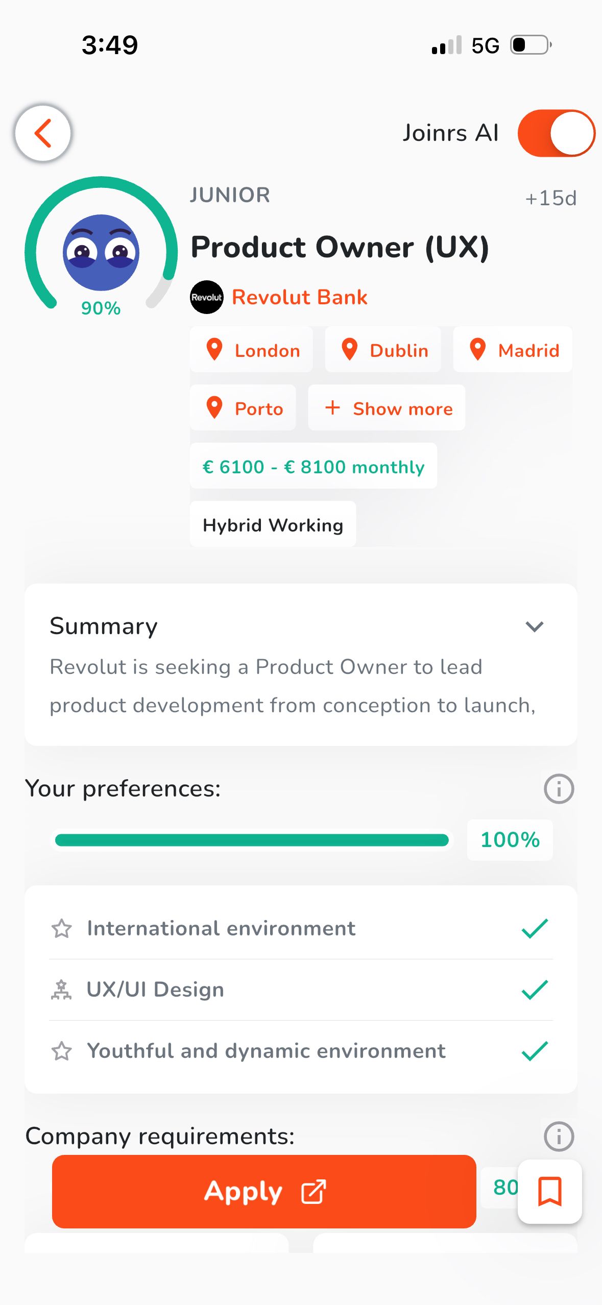 Job Details (Joinrs)