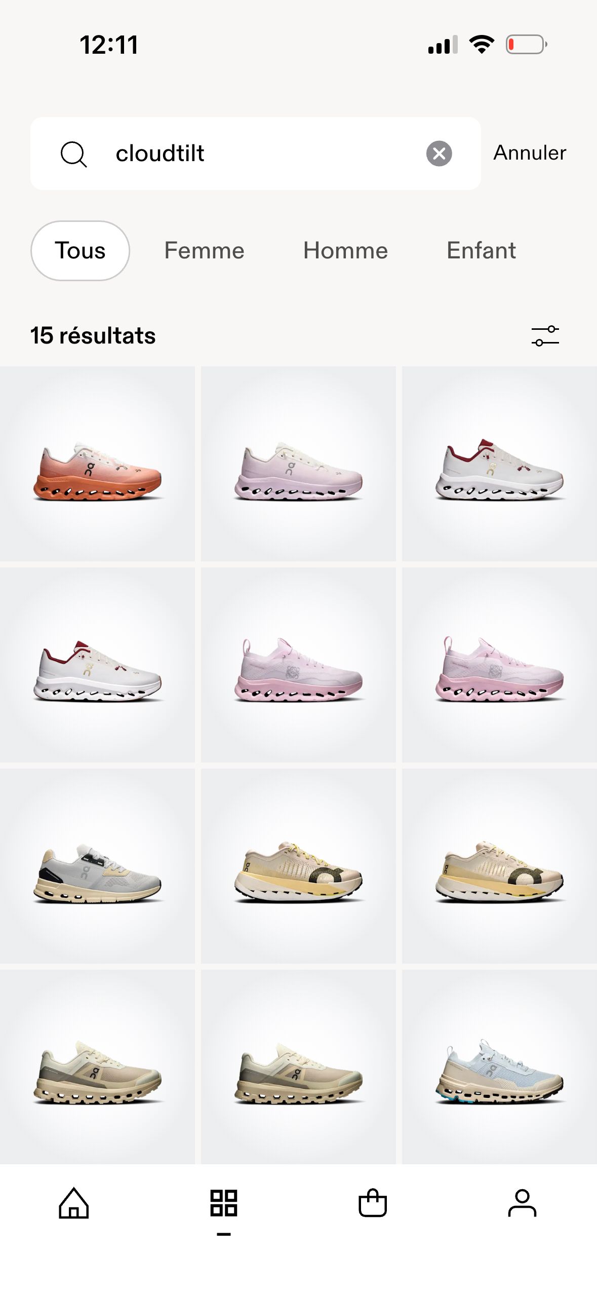 Product Listing (On)