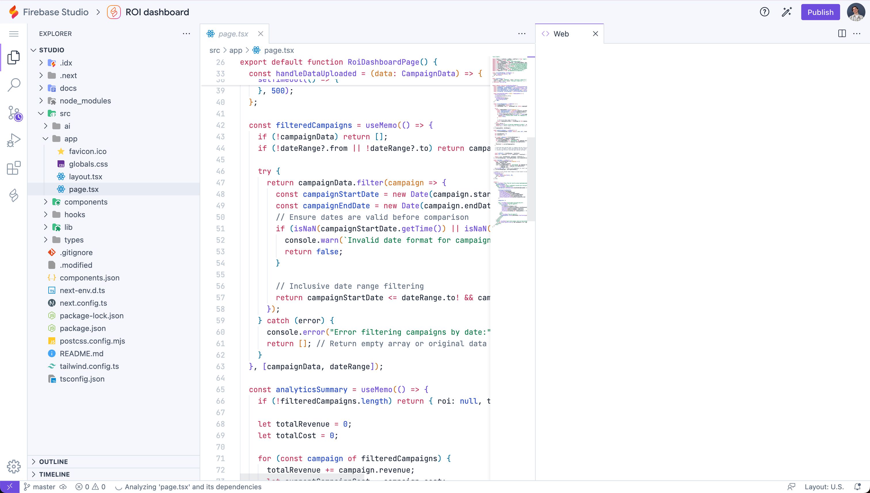 Code Editor (Firebase Studio)