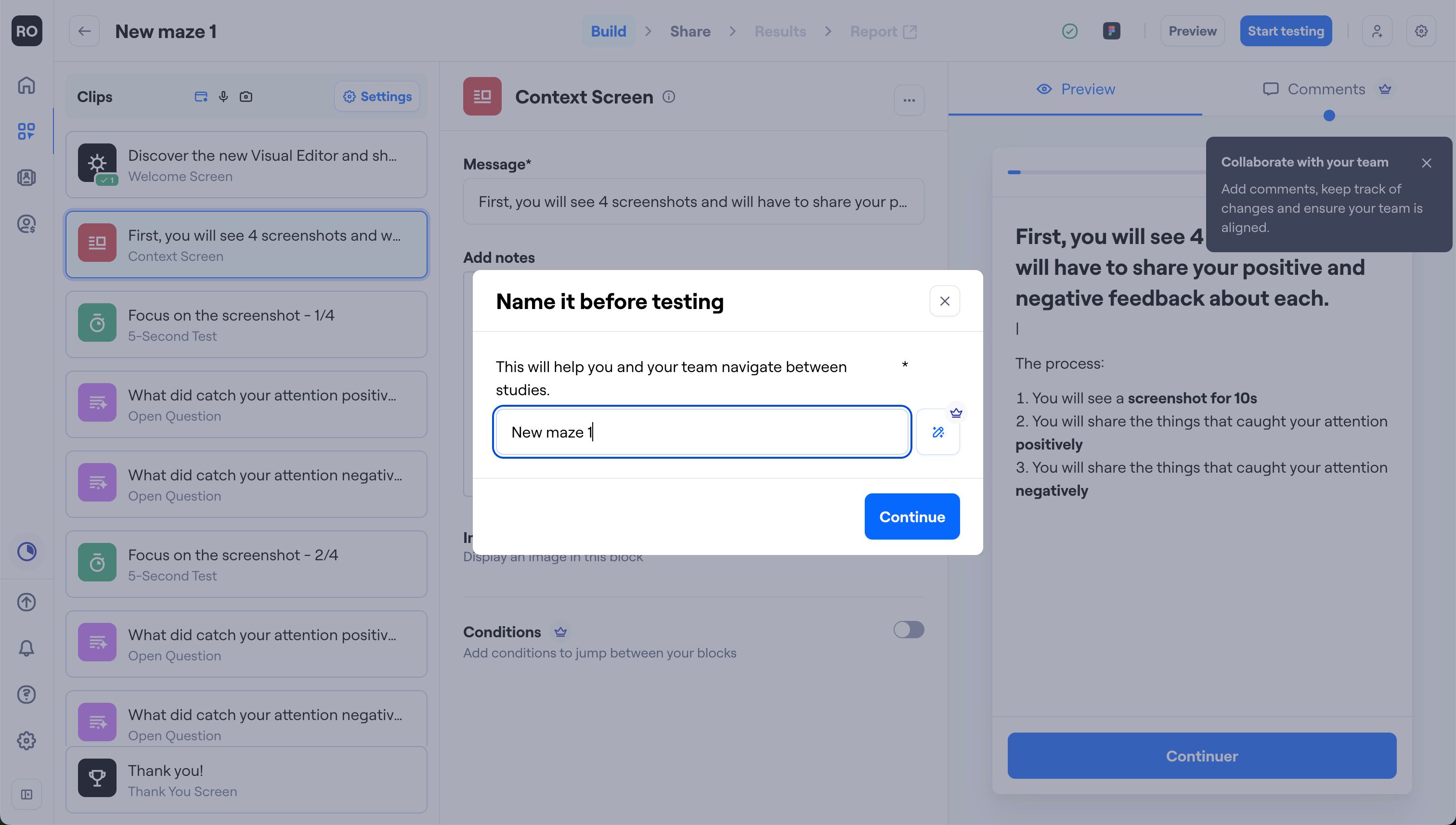 Modal (Maze)