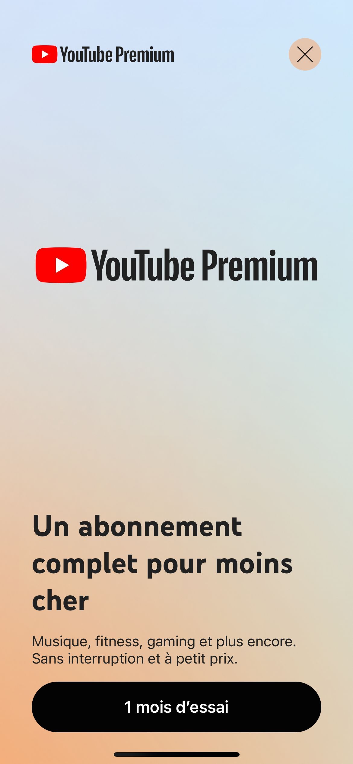 paywall (YouTube Premium)