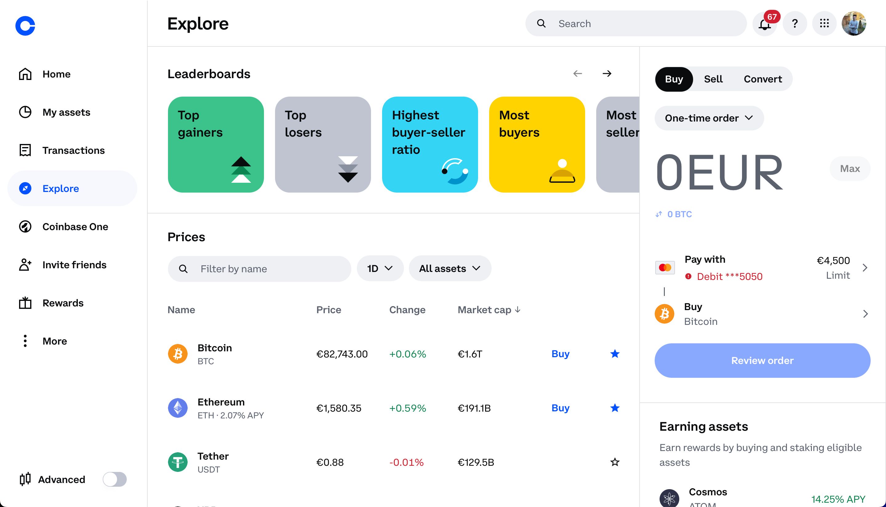 transaction (Coinbase)