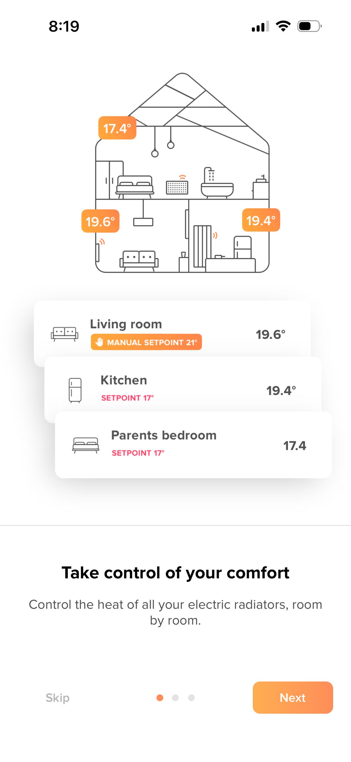 onboarding (Intuis Connect Netatmo)