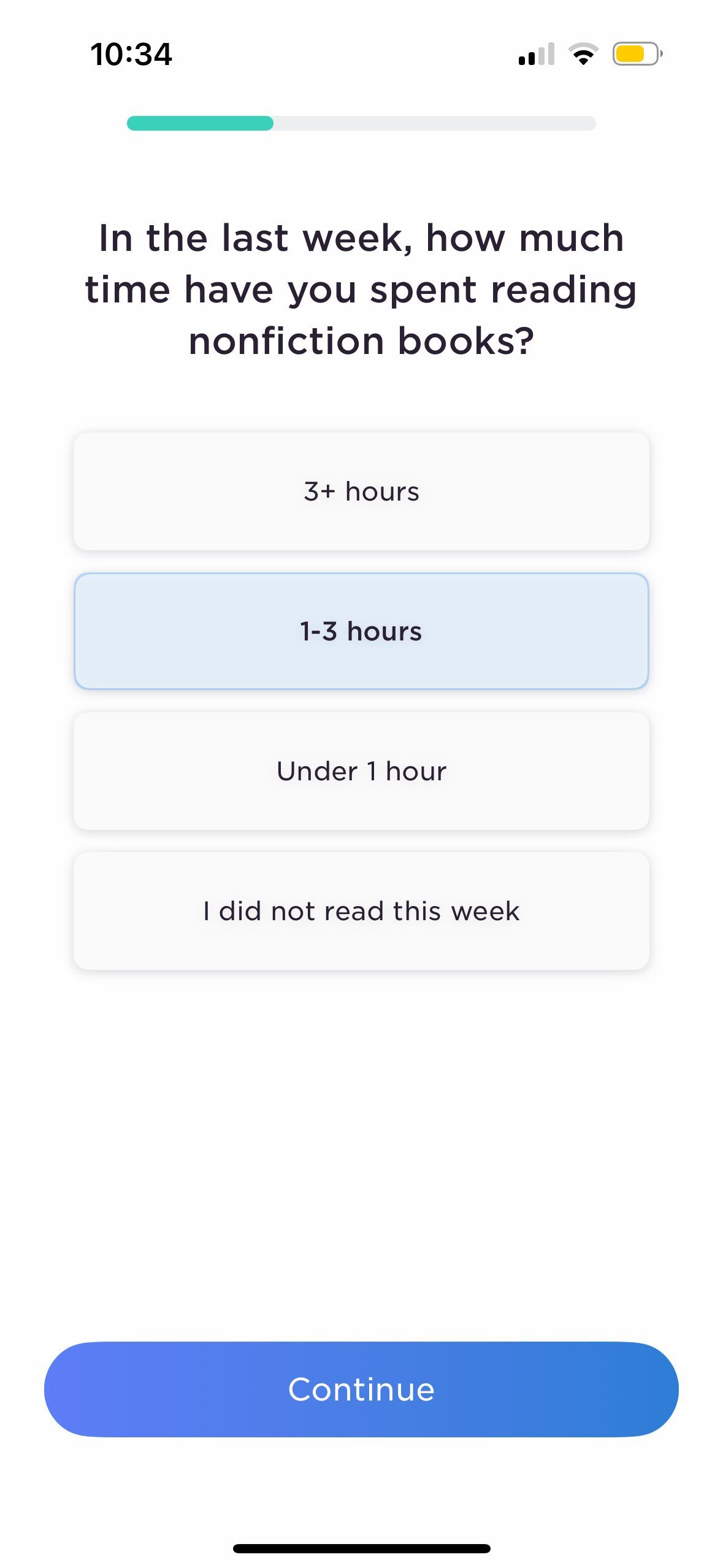 survey (Reading Tracker)