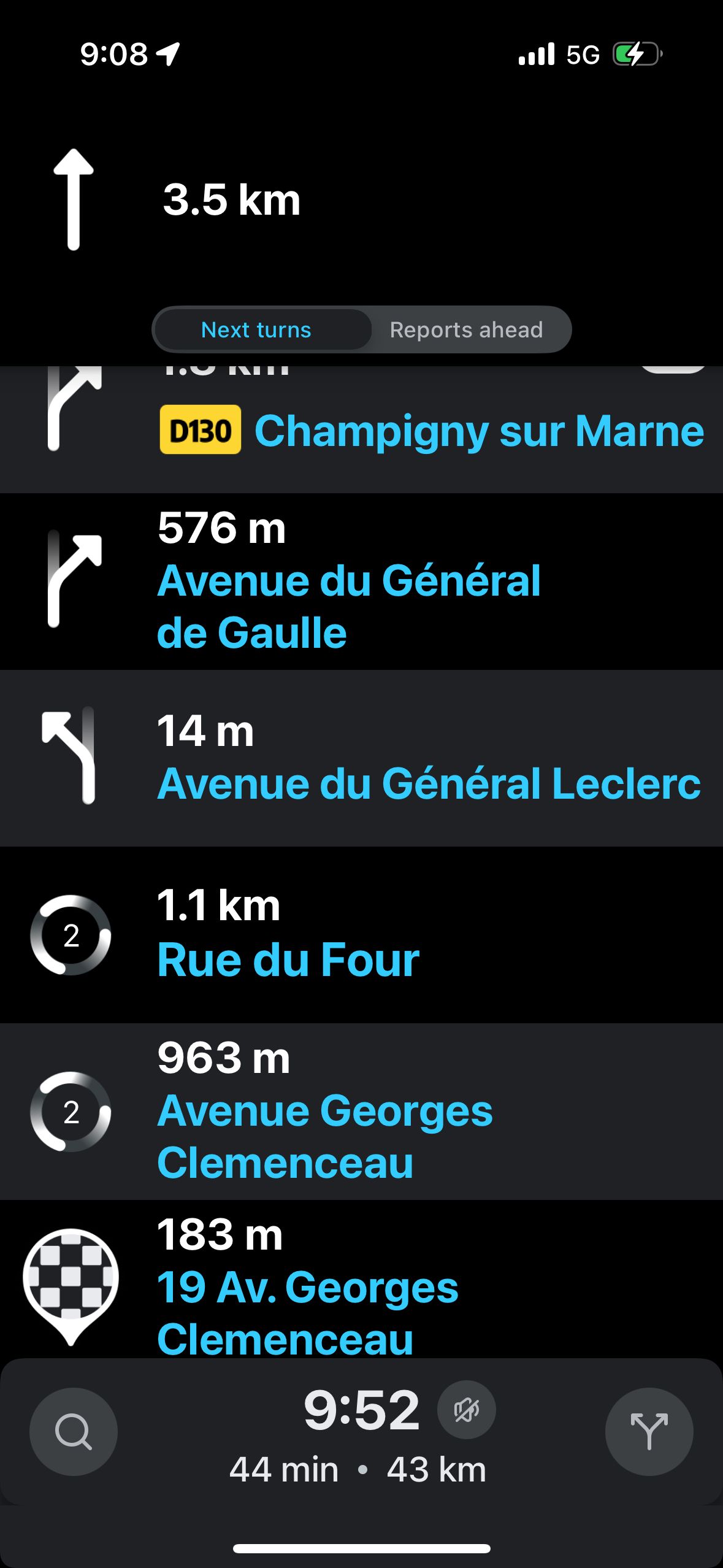 navigation (Waze)