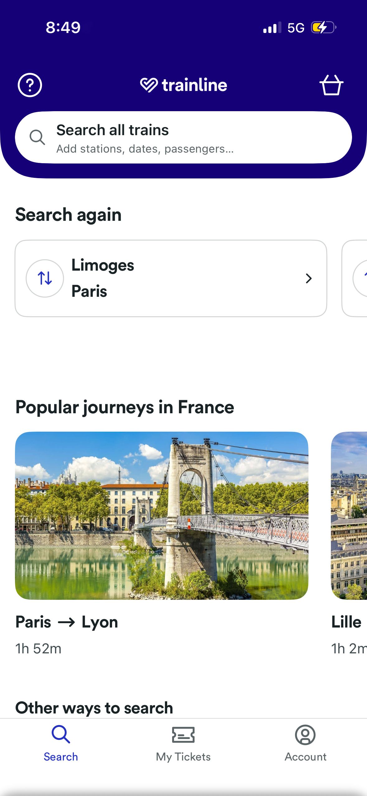 Search (Trainline)
