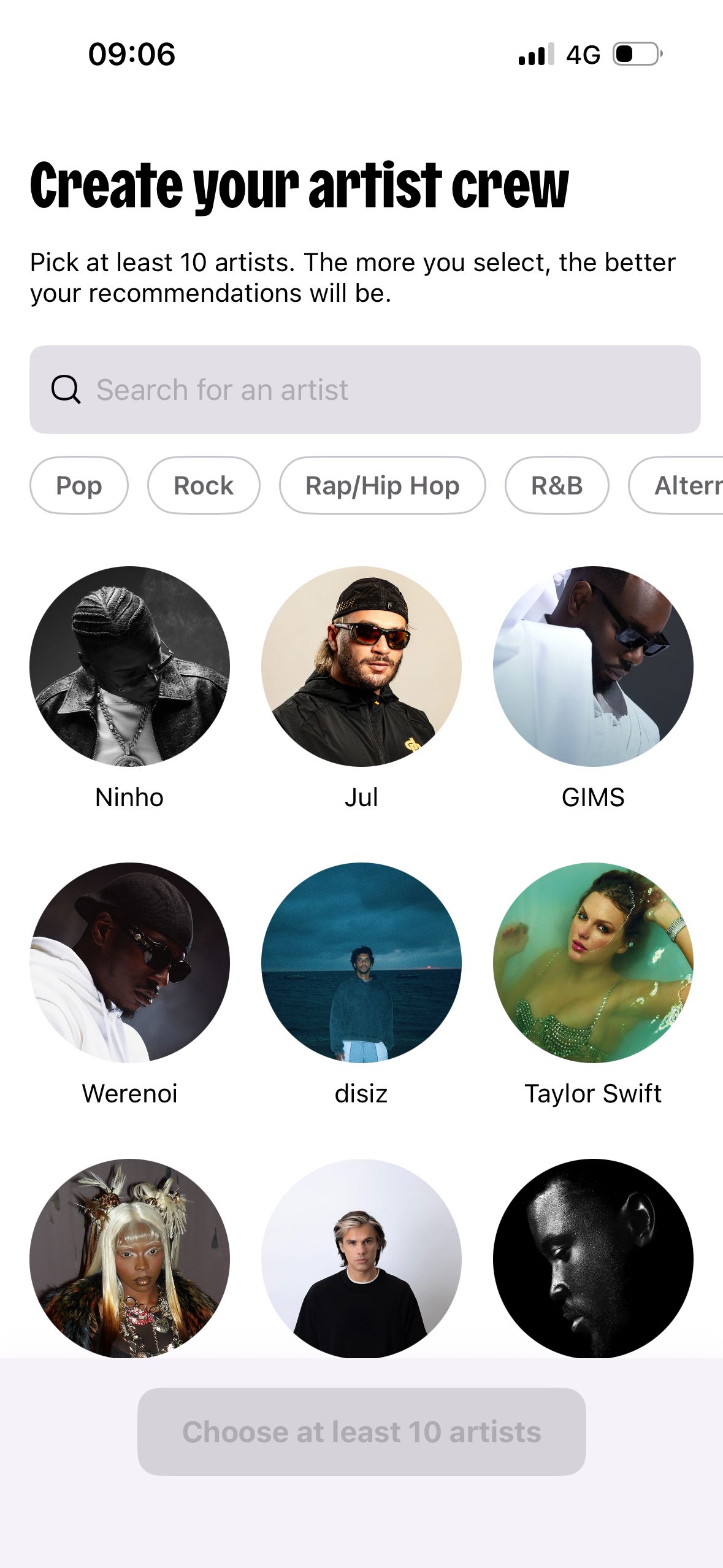 onboarding (Deezer)