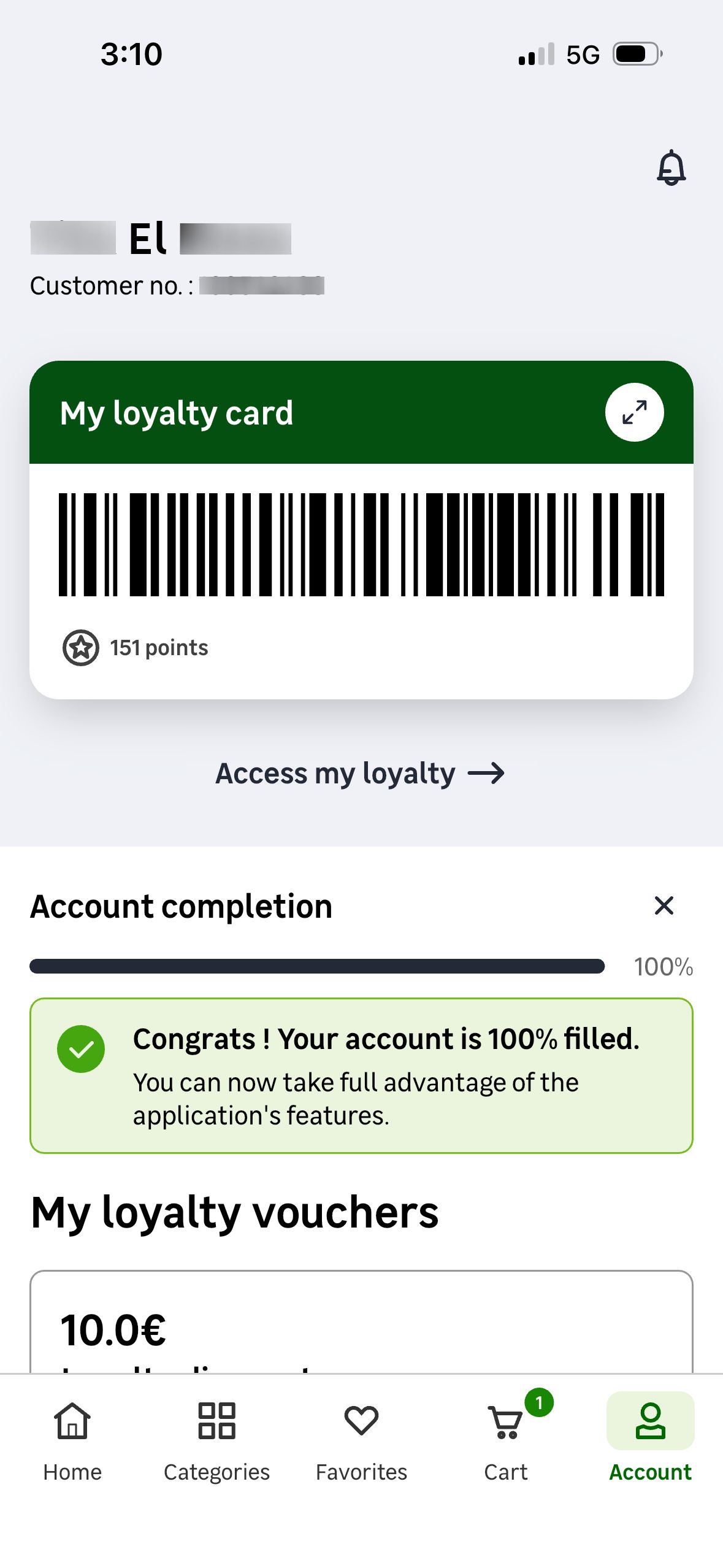 account (Leroy Merlin)