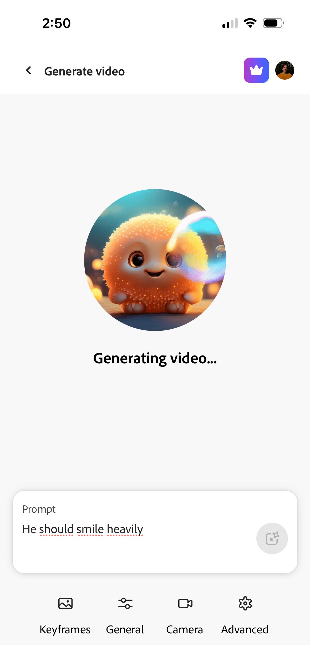 Generating / Loading (Adobe Firefly)