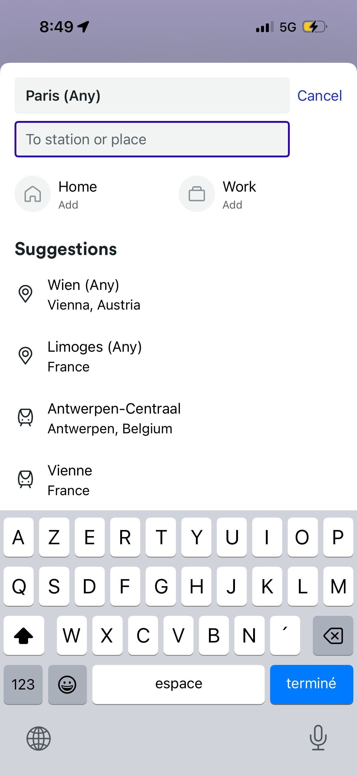 Search (Trainline)