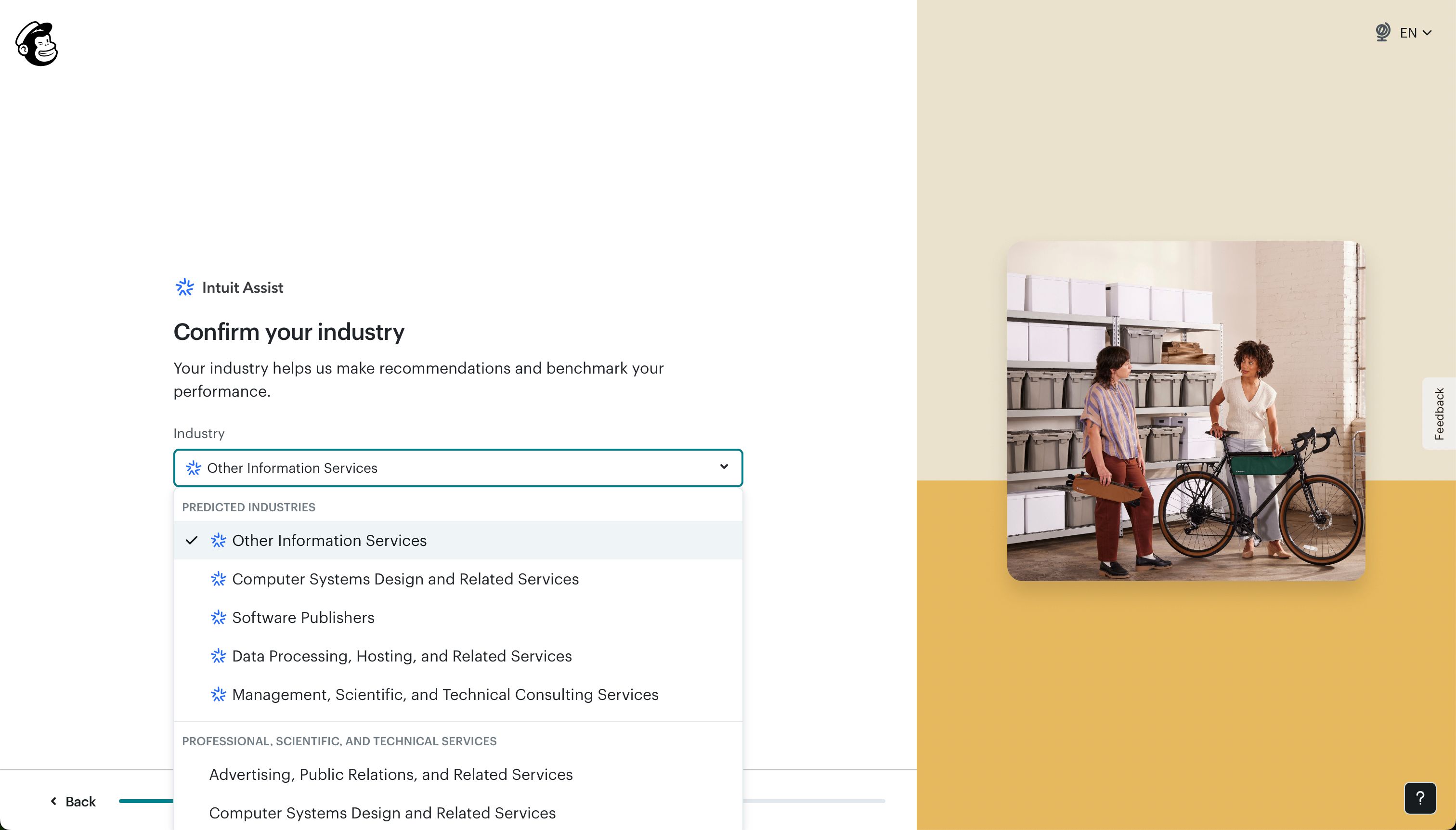 Dropdown / Select (Mailchimp)
