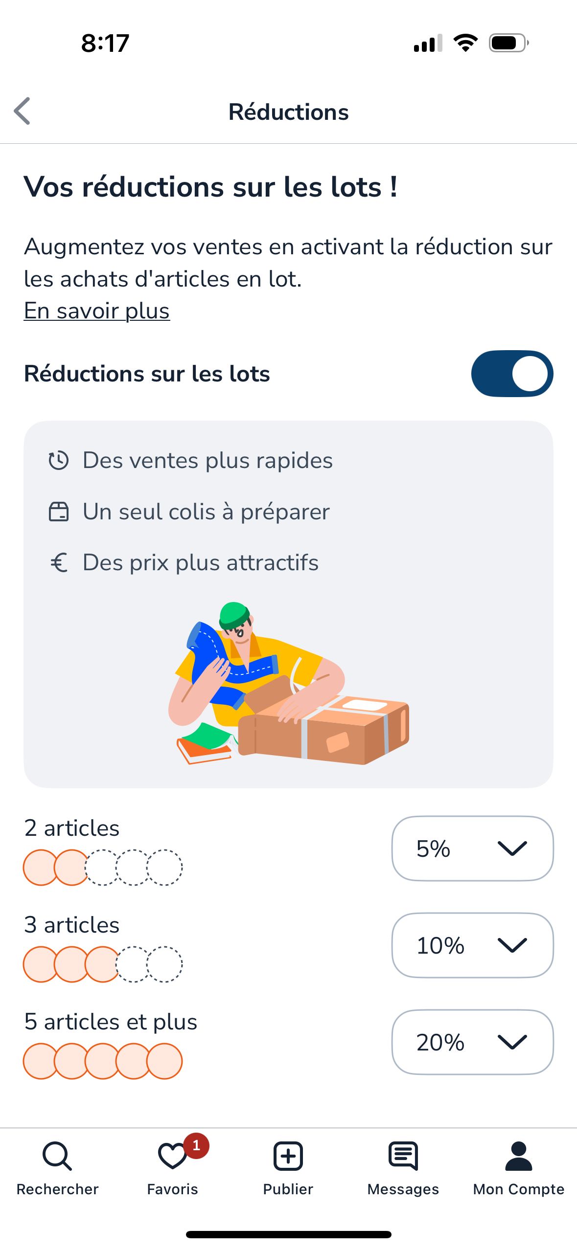 Settings (Le bon coin)