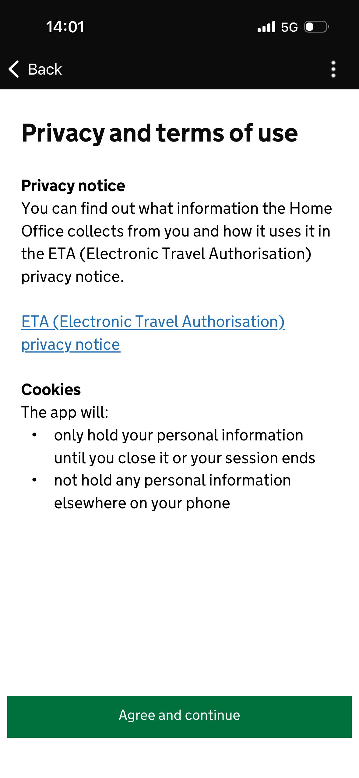 legal document (UK ETA)