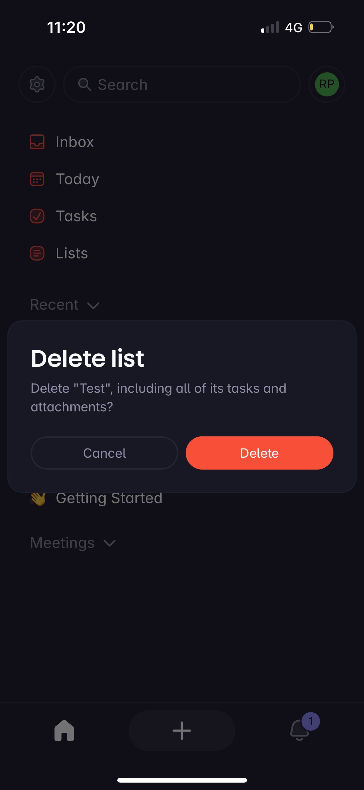 Confirmation Dialog (Superlist)