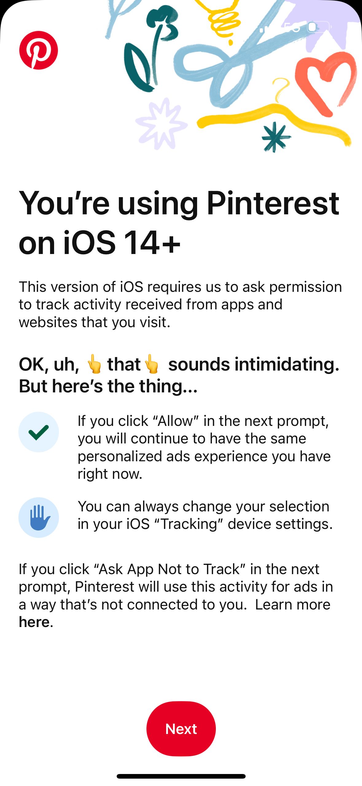 Permission Request (Pinterest)