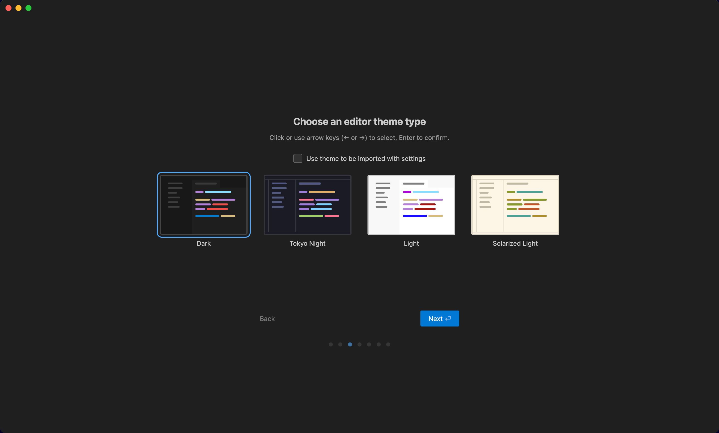 Theme Selection (Antigravity)