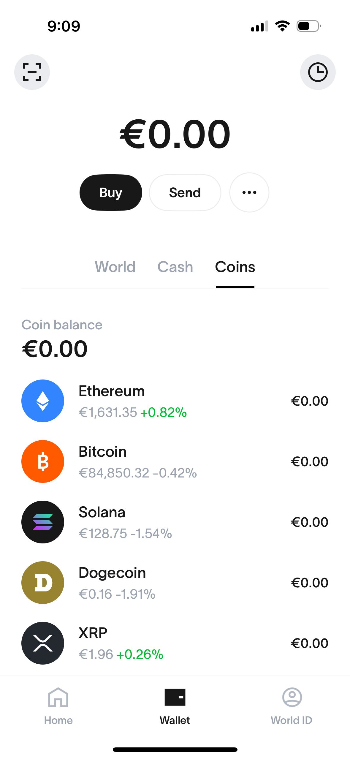 Wallet/Finance (World App)