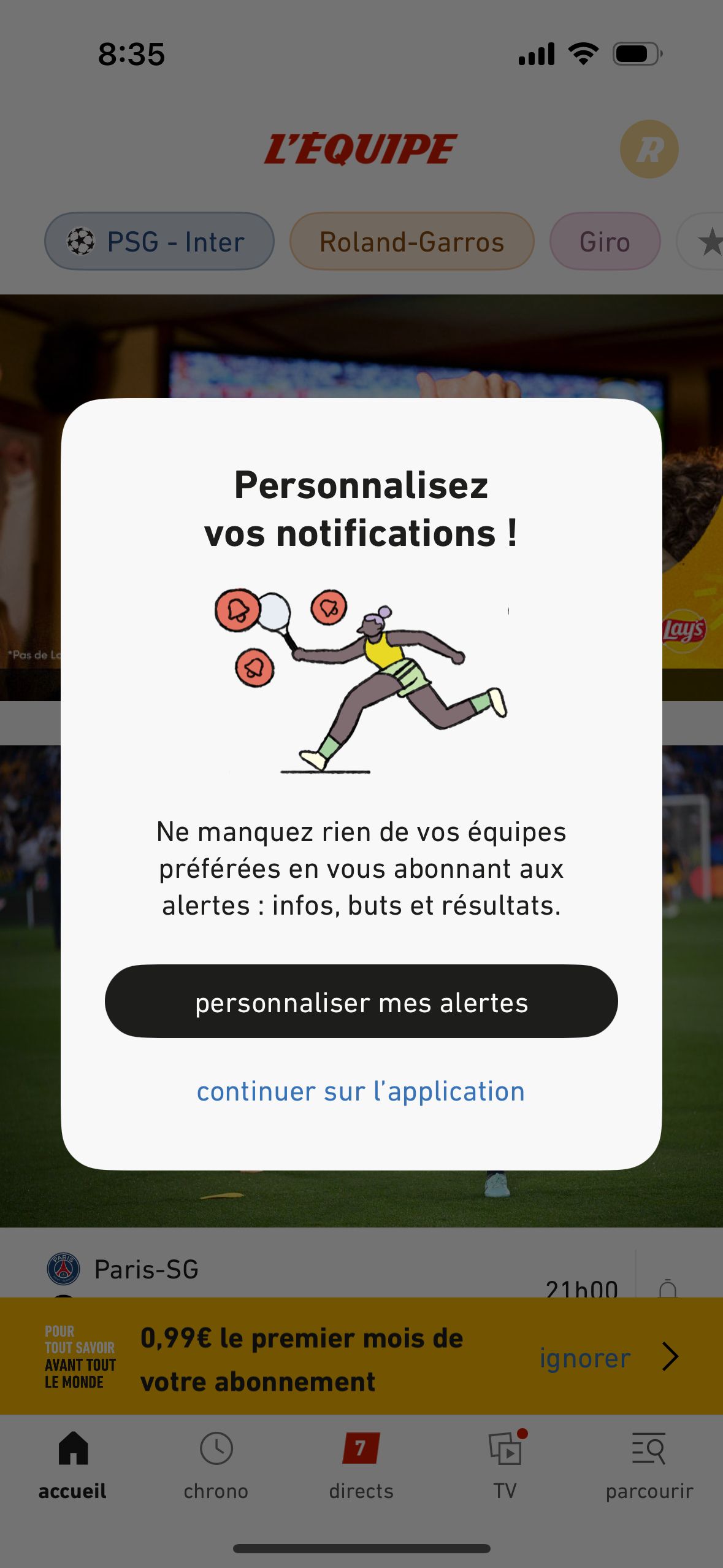 modal (L'Équipe)