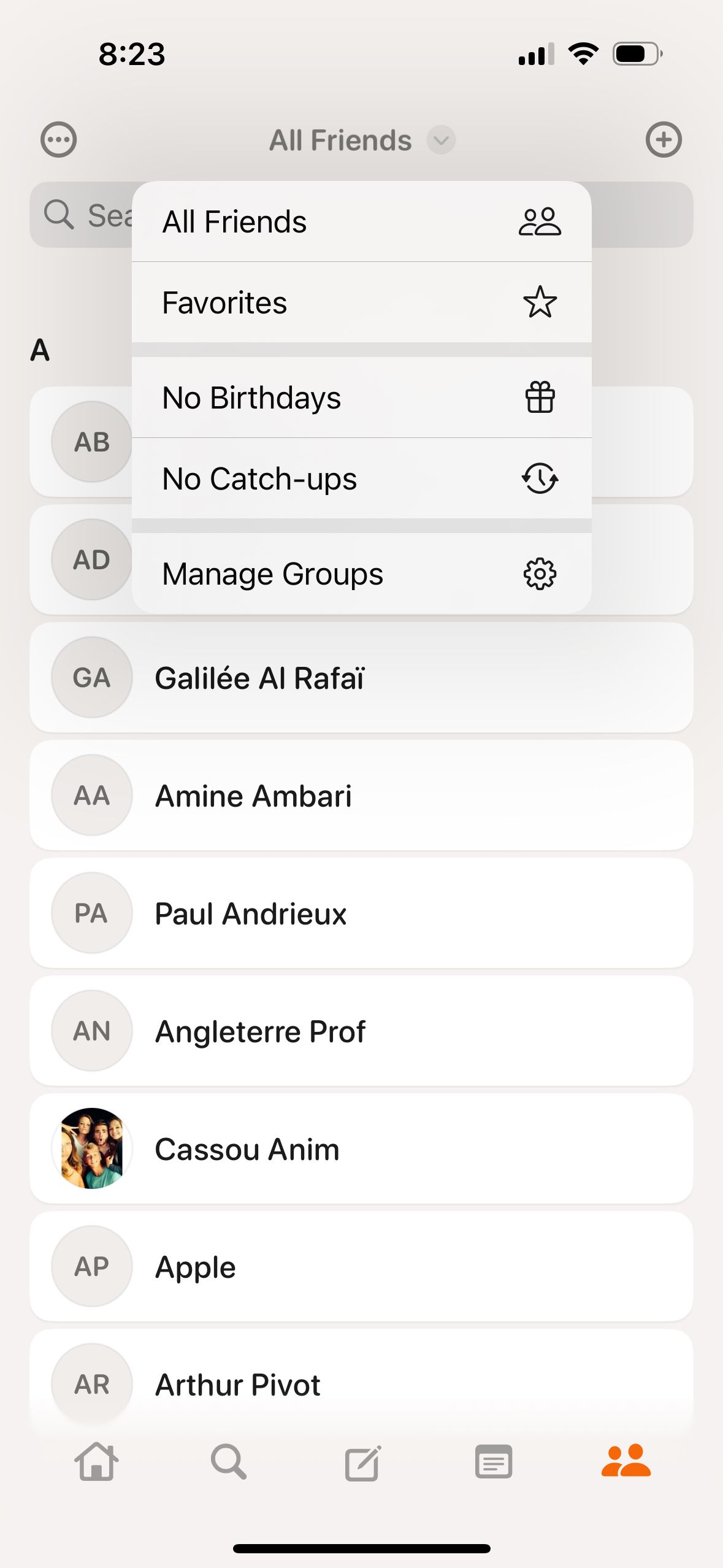 list (Friendzone)