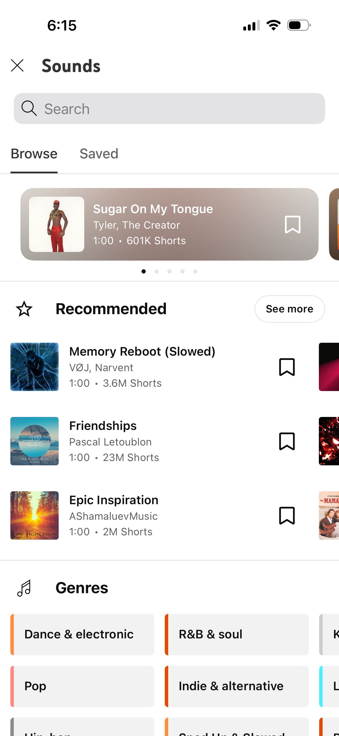 Sound Selection (Youtube)