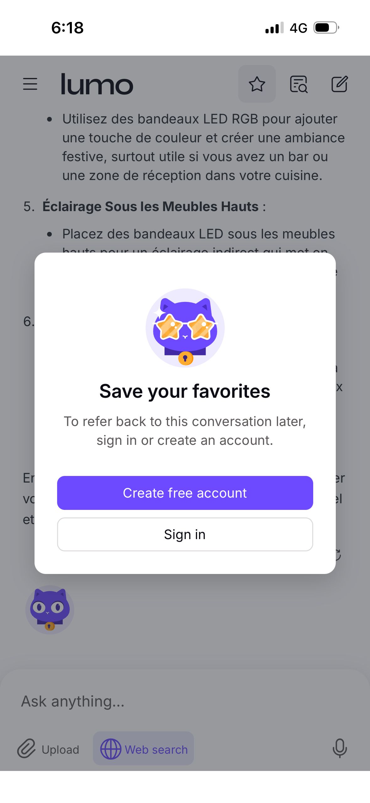 modal (Lumo)
