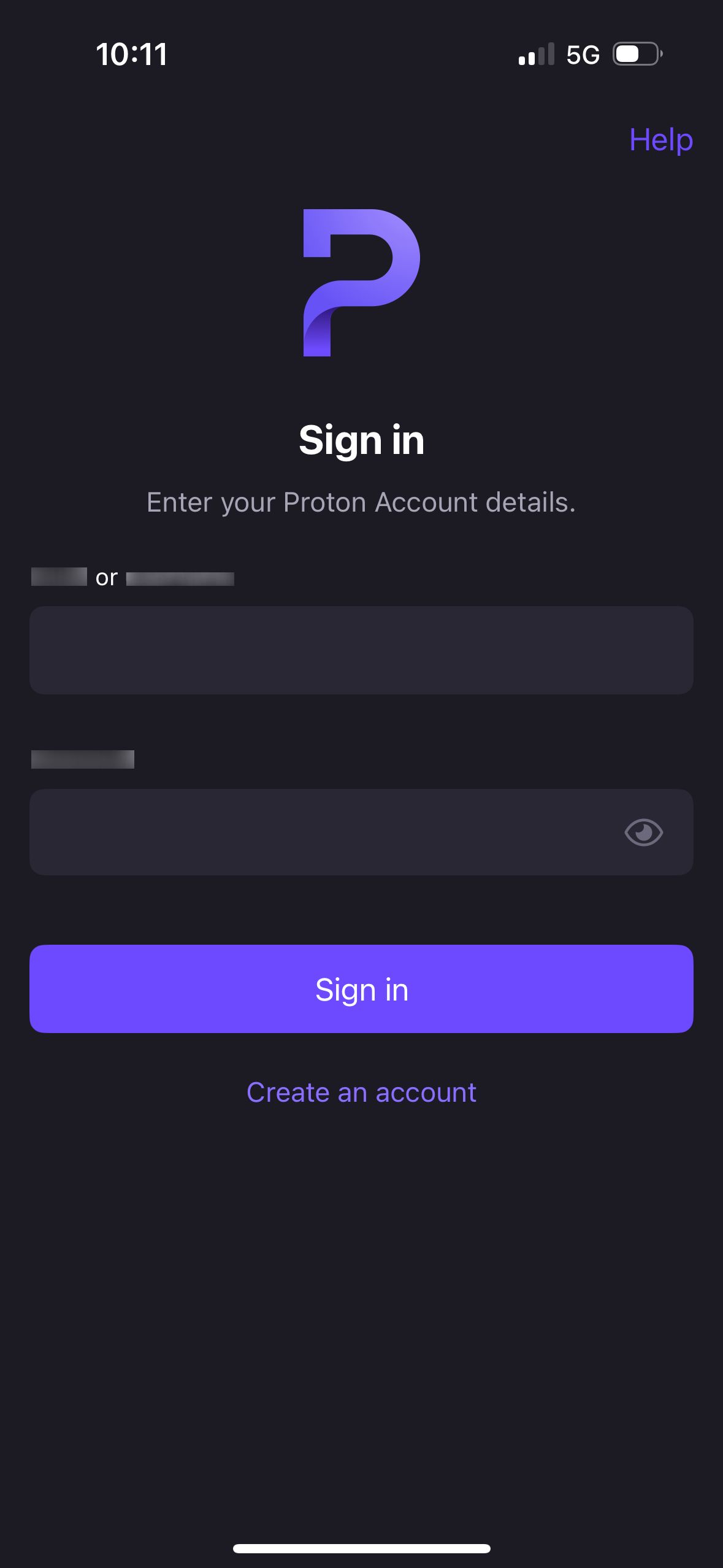 login (Proton Mail)