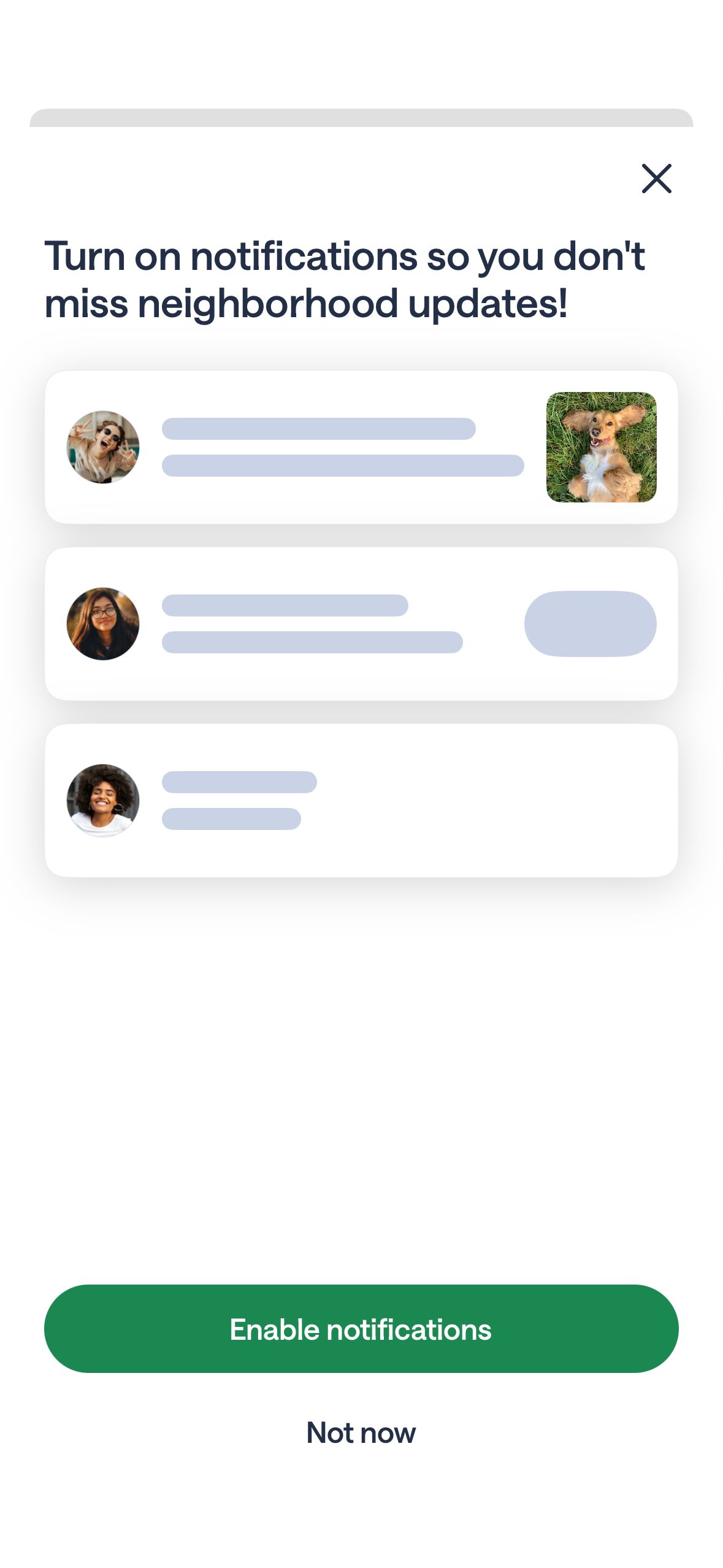 notification (Nextdoor)