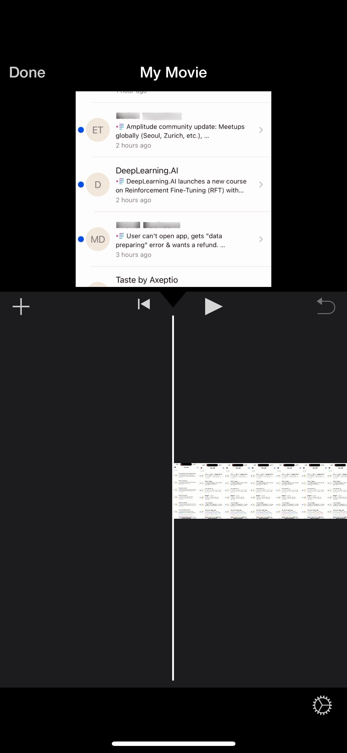 Video Editor (iMovie)