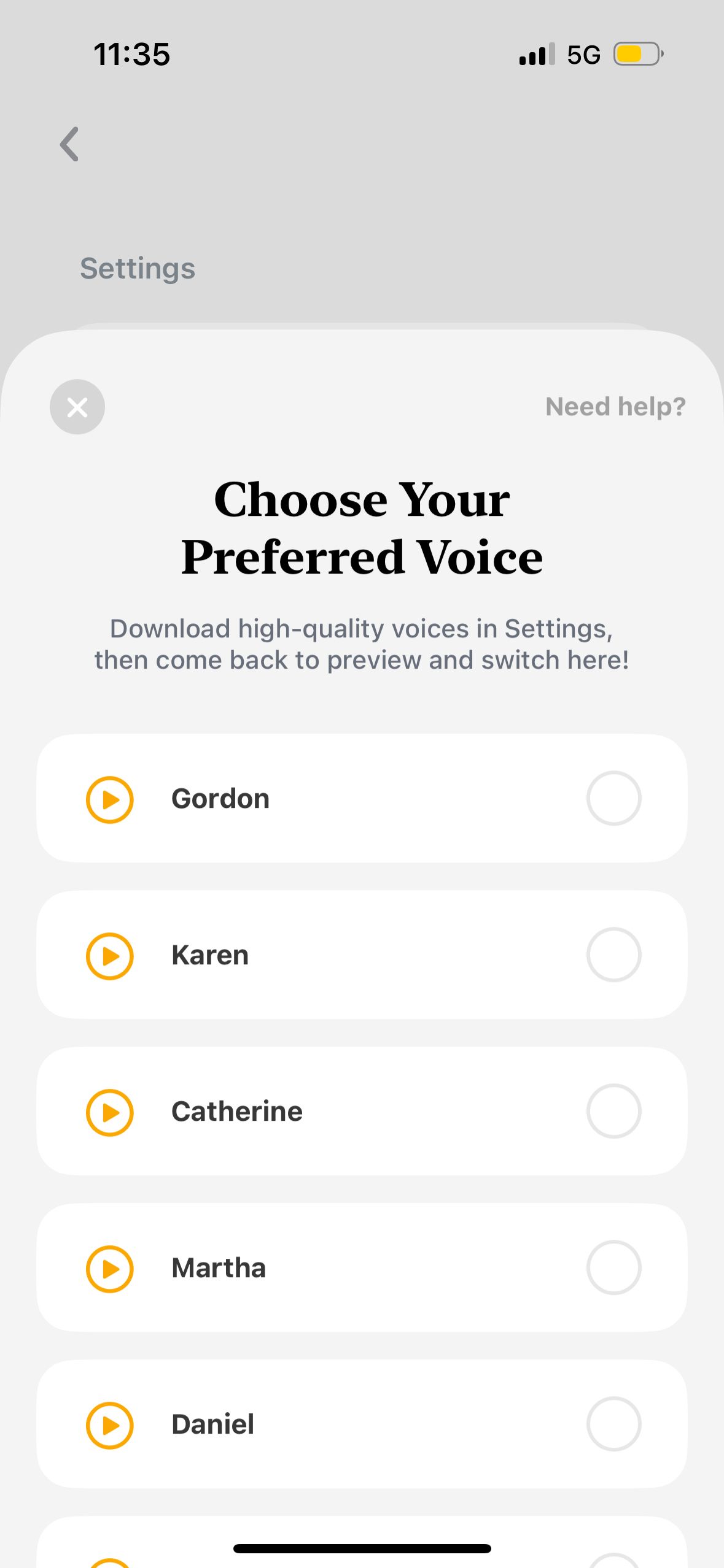 Selection/Choice (CapWords)