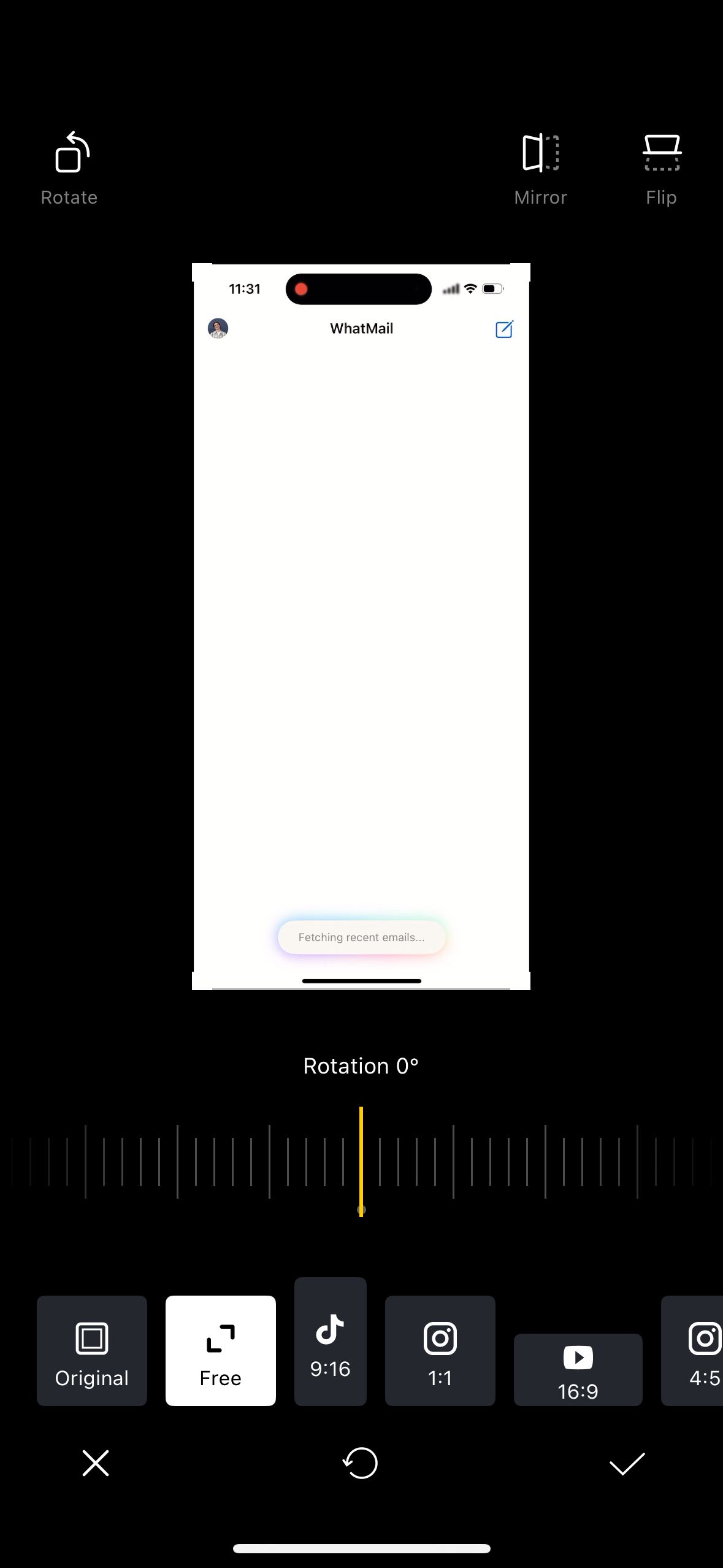 video editing (VN)