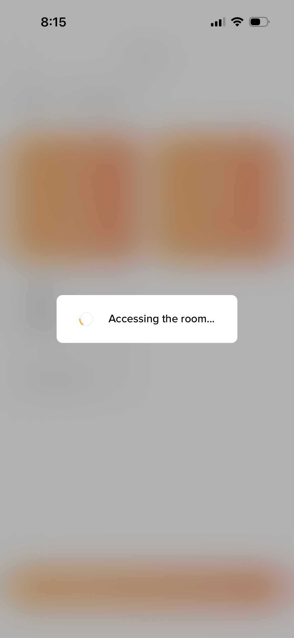 loading screen (Intuis Connect Netatmo)