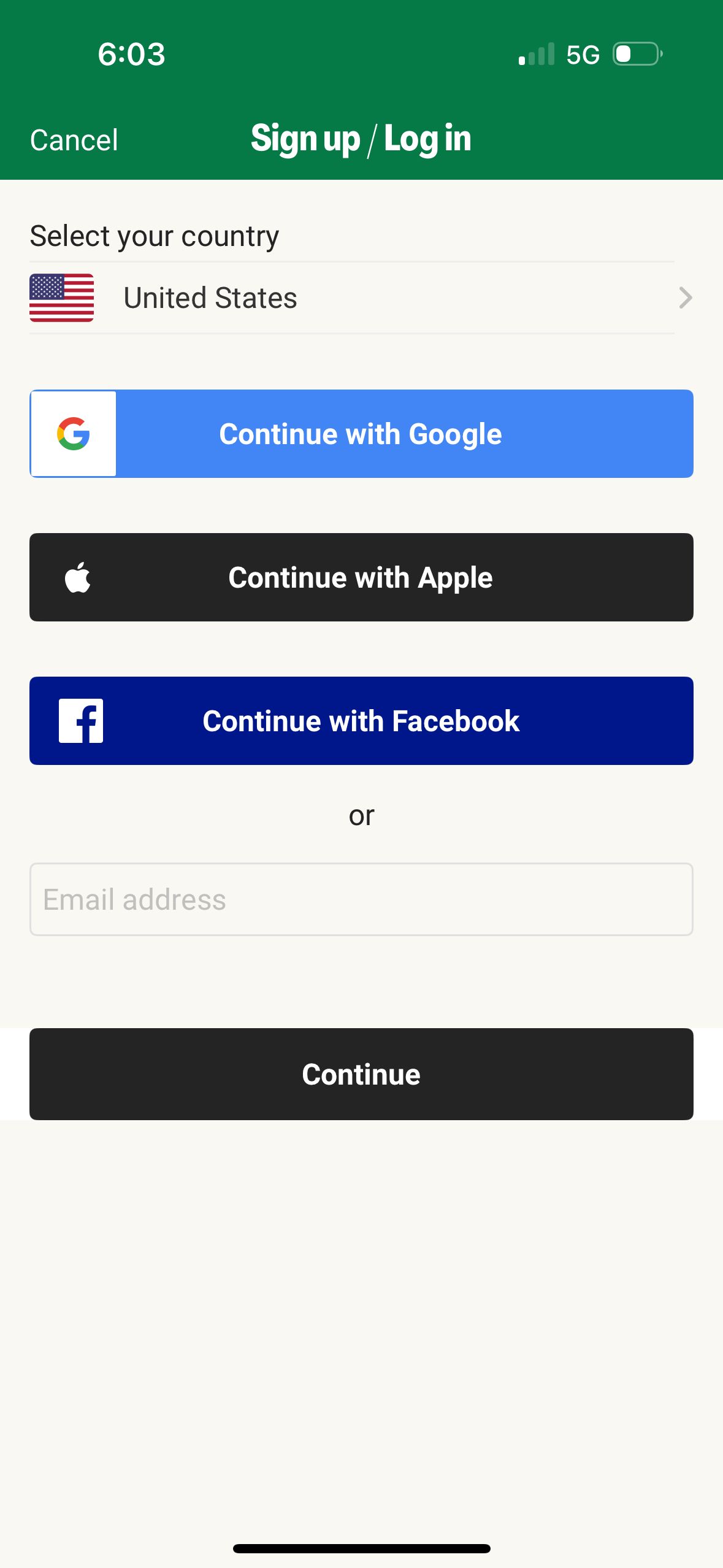 login (HelloFresh)