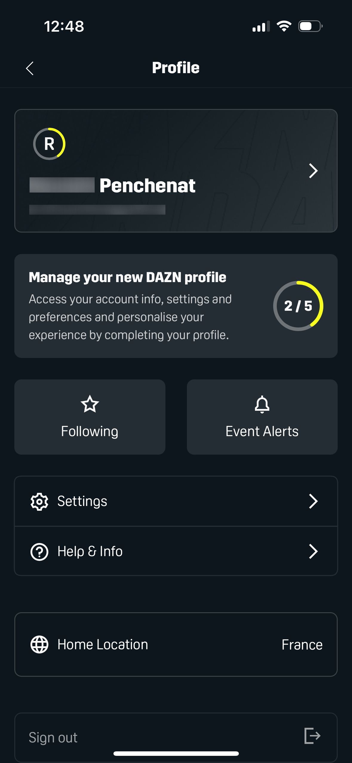 profile (Dazn)