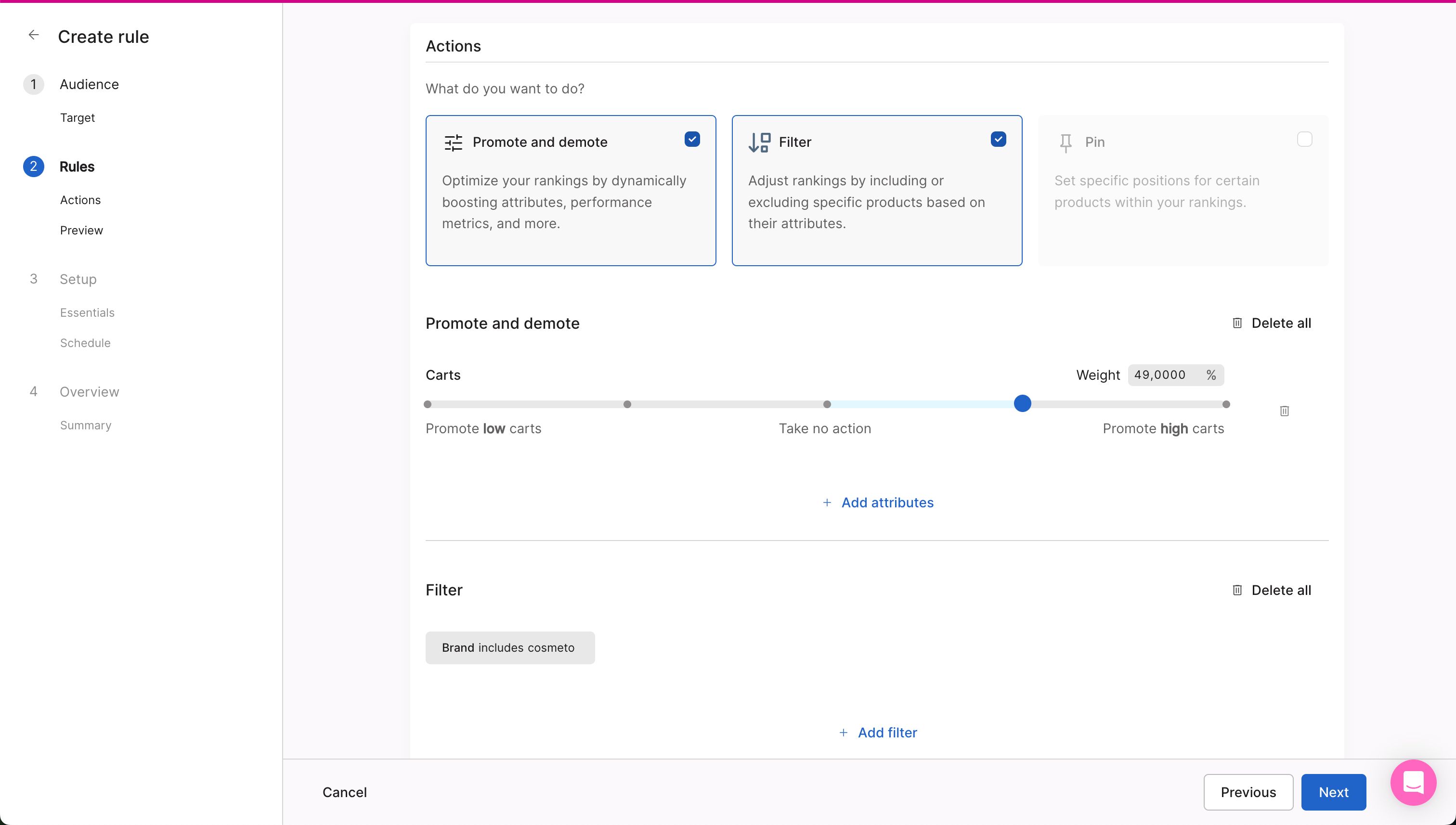 Settings / Configuration (Nosto)