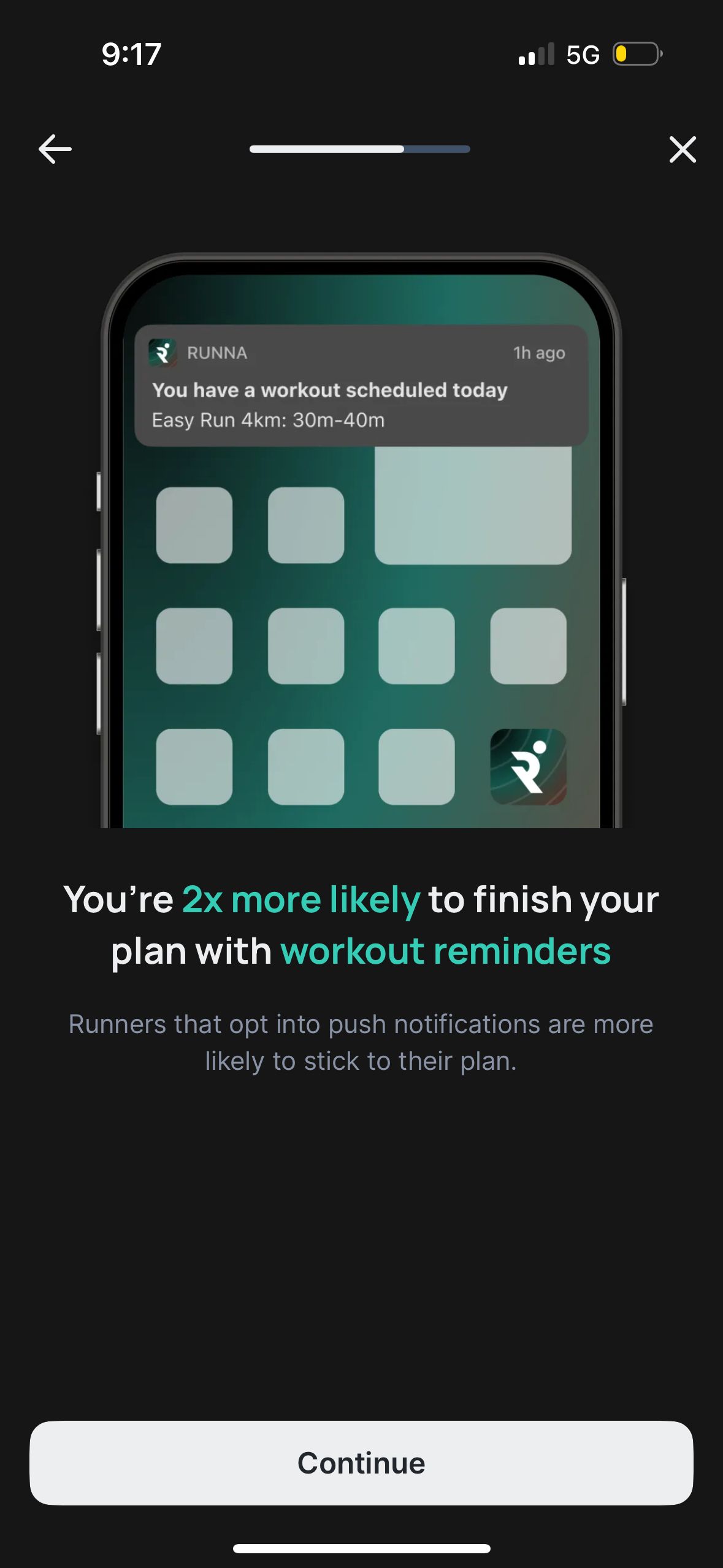 Onboarding (Runna)