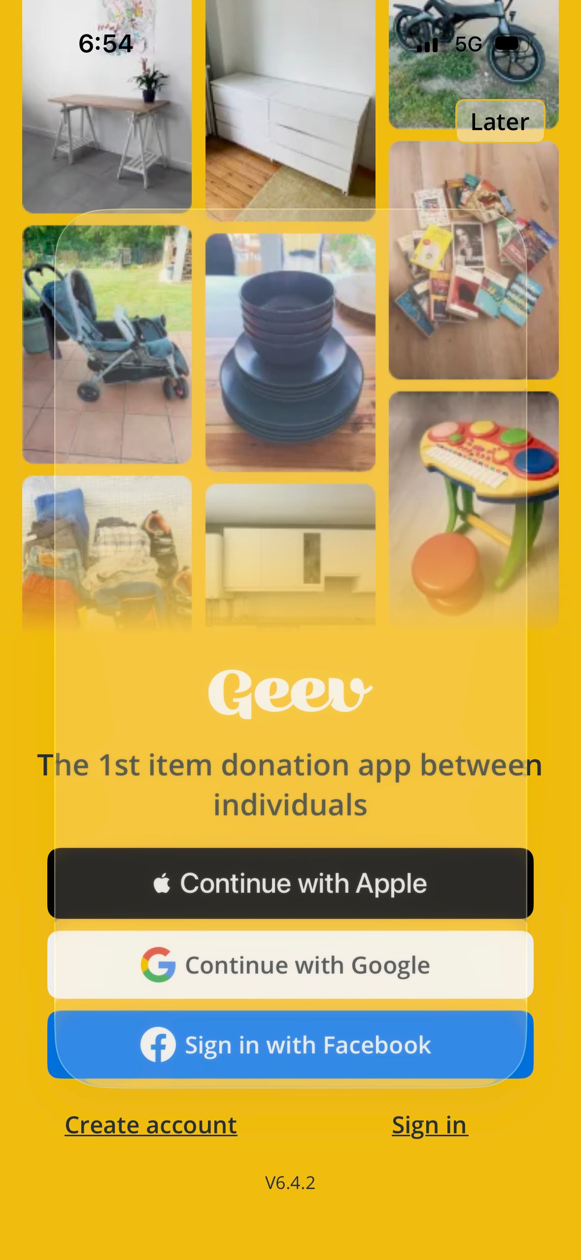 login (Geev)