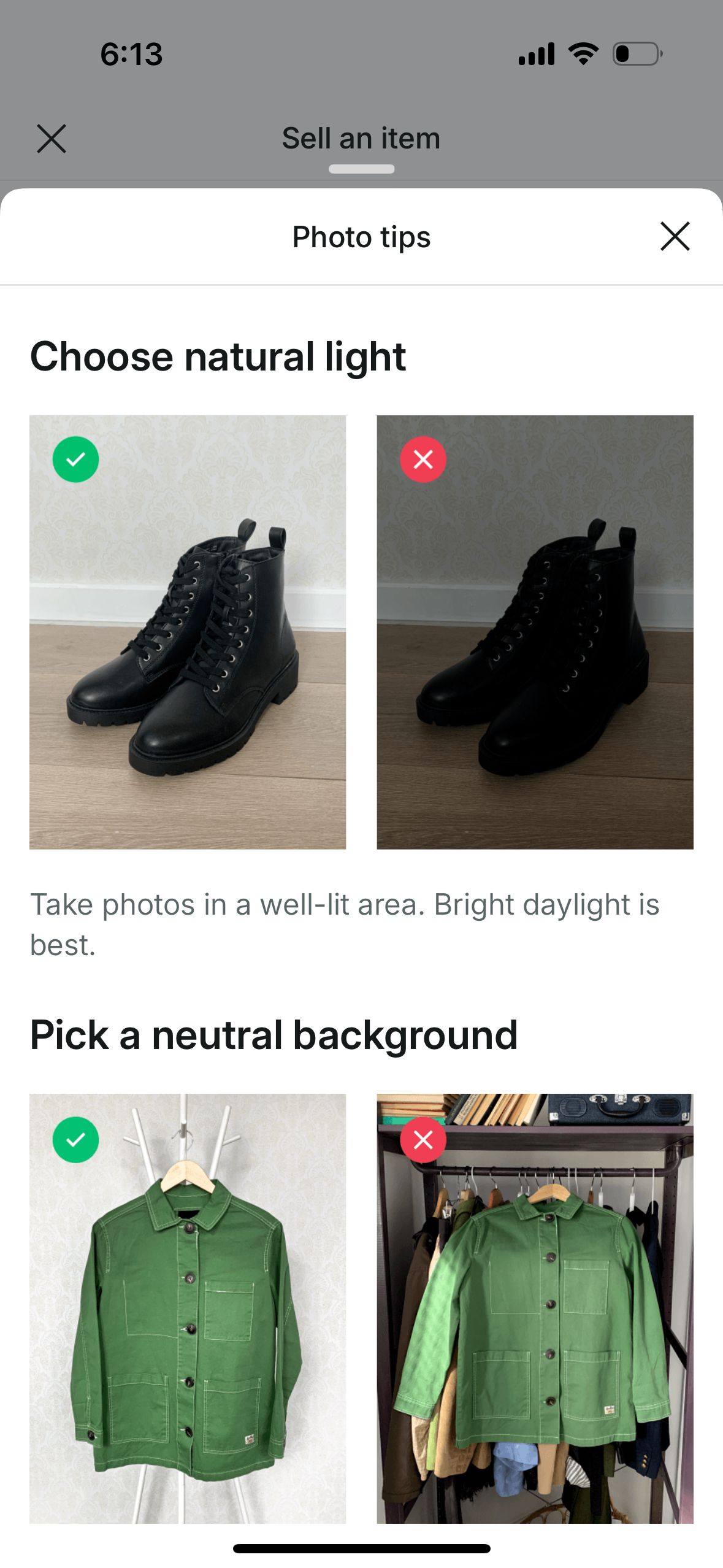 Tutorial/Instructions (Vinted)