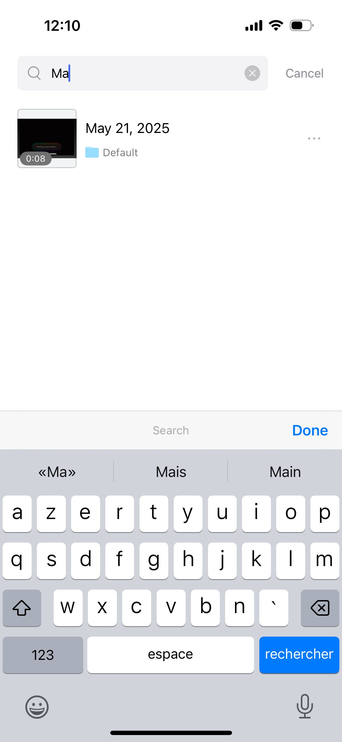 Search Screen (VN)
