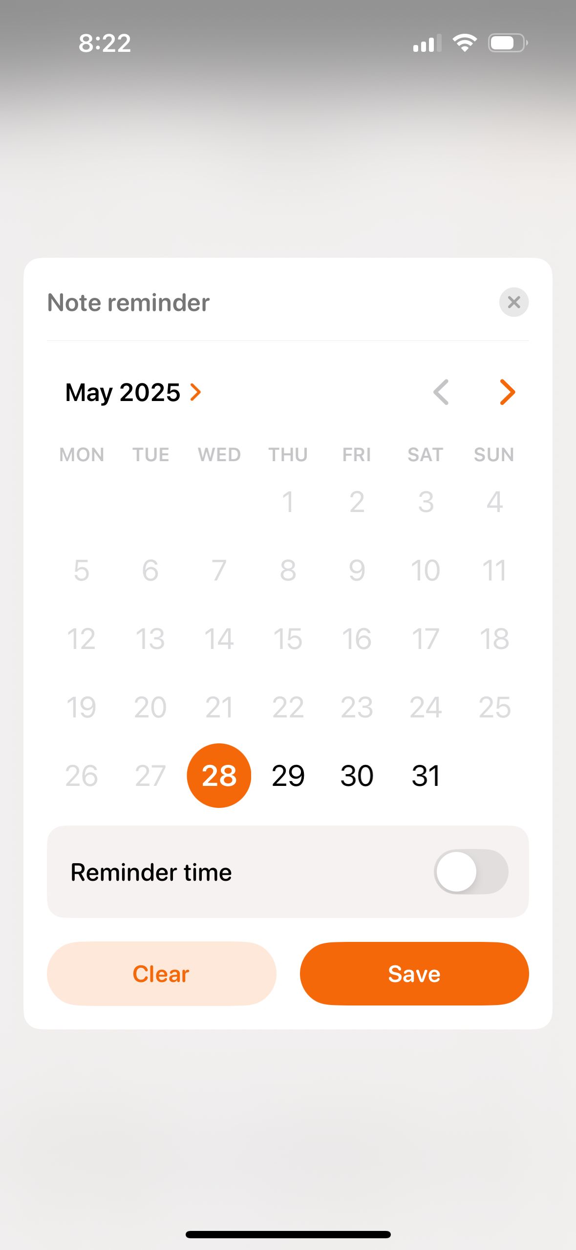 Calendar (Friendzone)