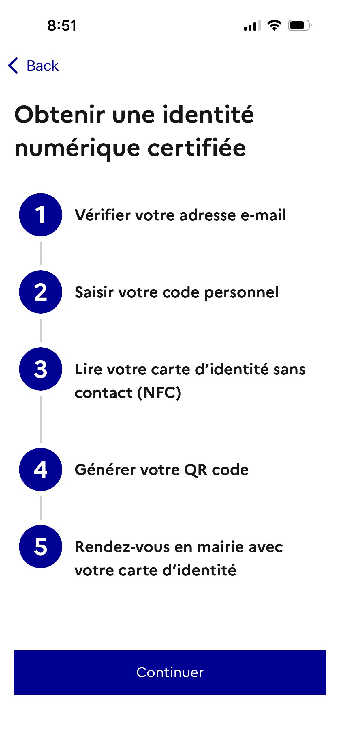 Onboarding (France identité)