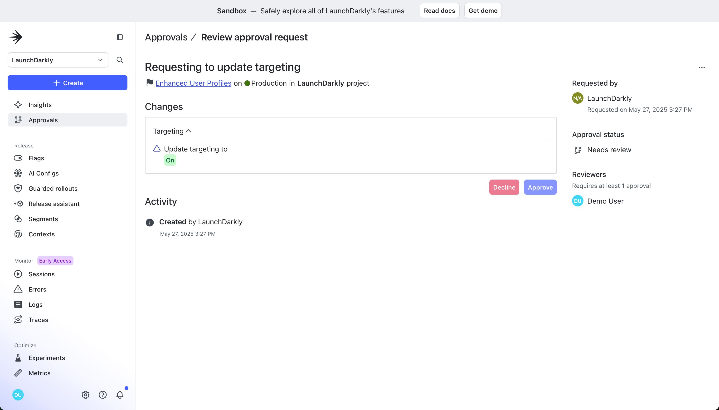 Approval Request