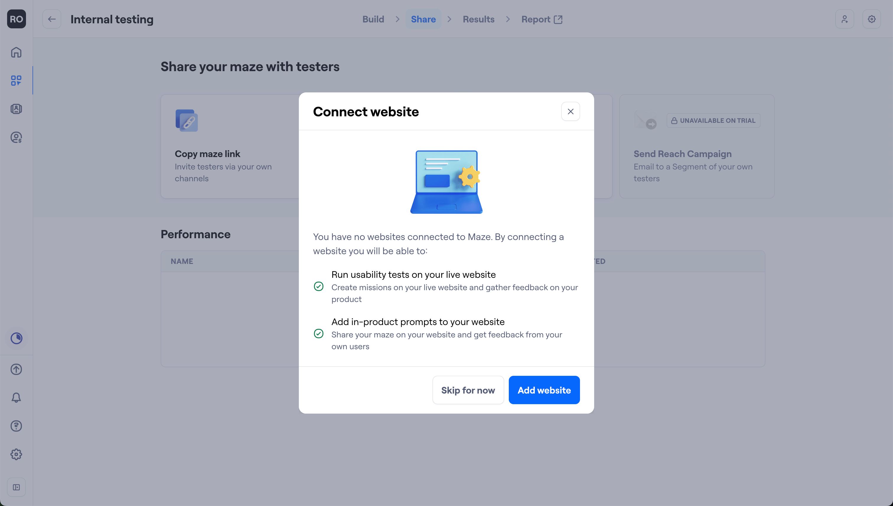 modal (Maze)