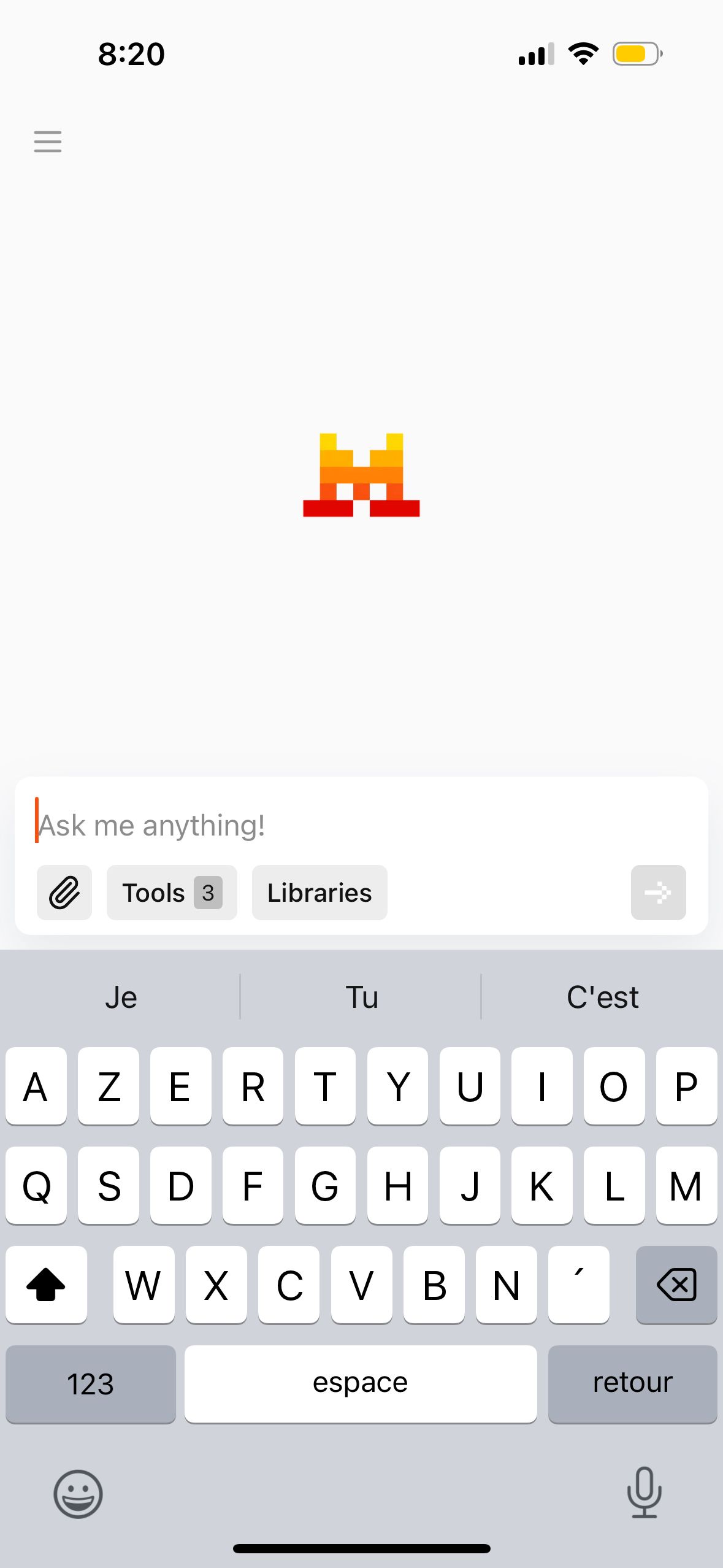 Chat Interface (Le Chat)