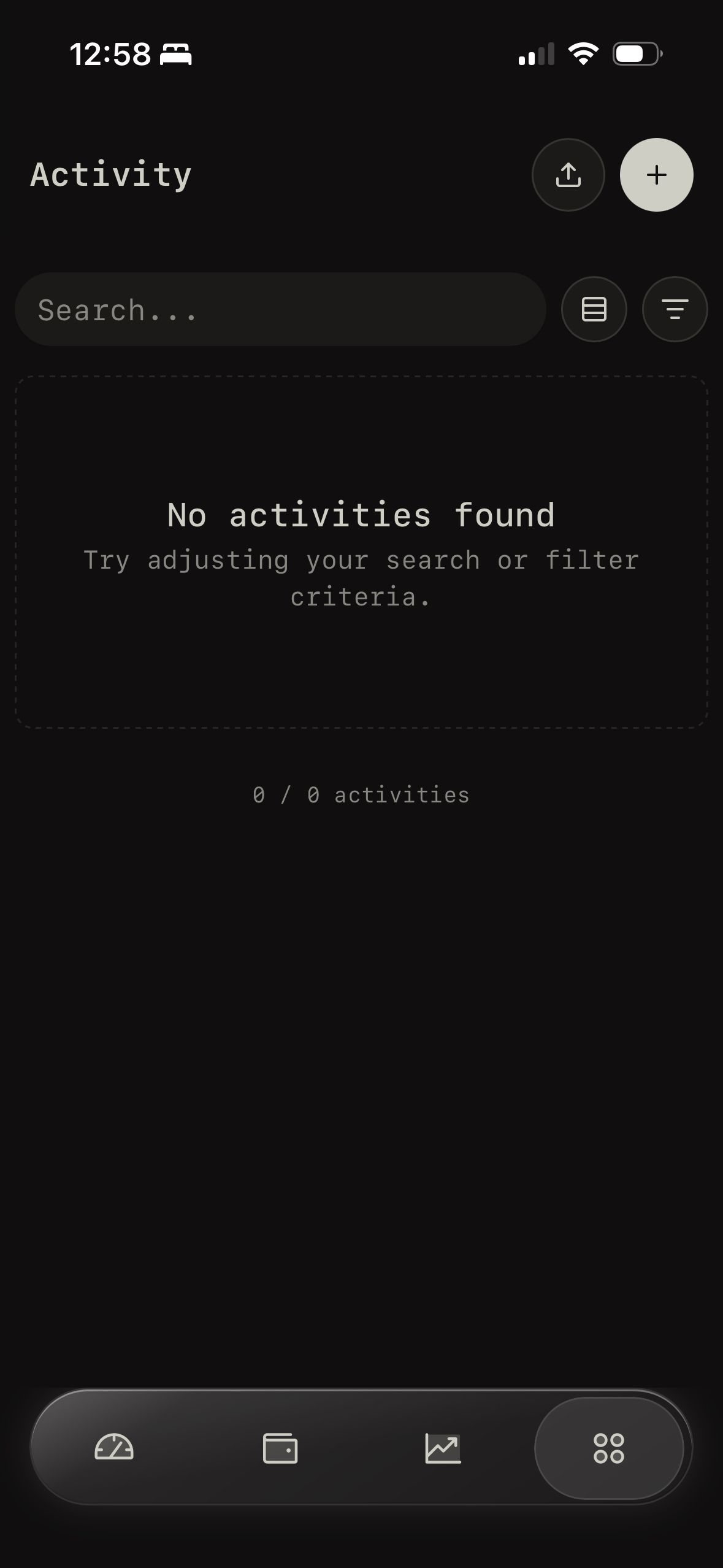 Empty State (Wealthfolio)