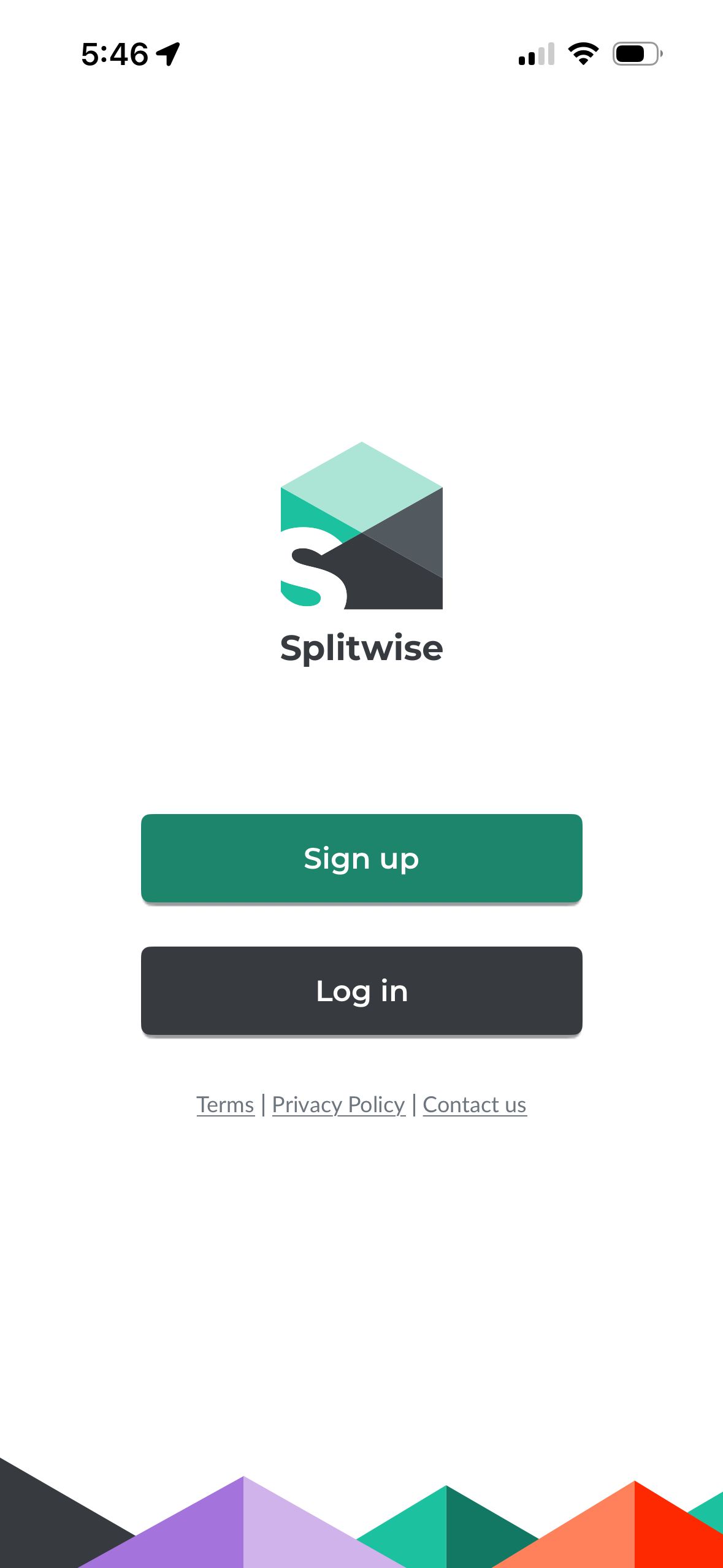 login/signup (Splitwise)
