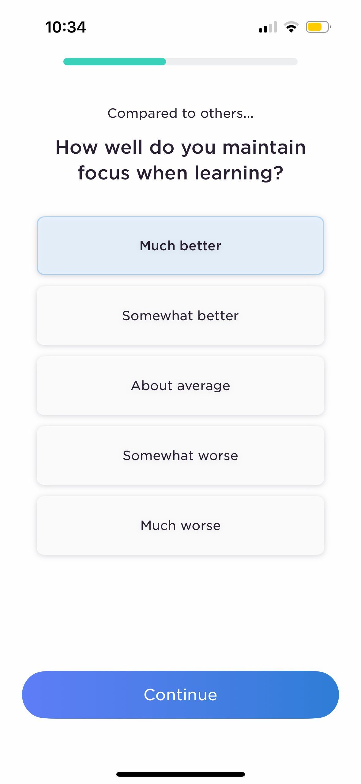 survey (Learning Focus Assessment)