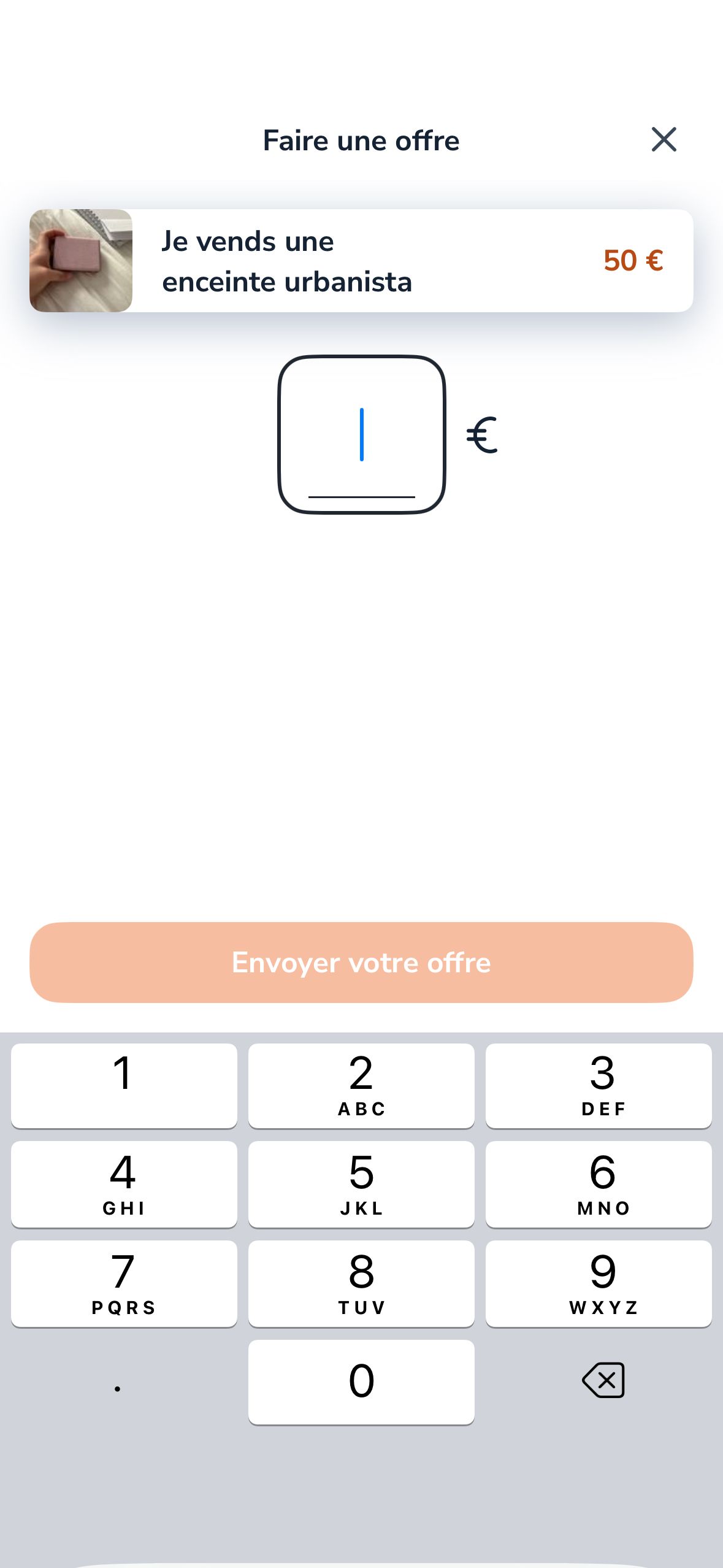 Number Pad (Le bon coin)