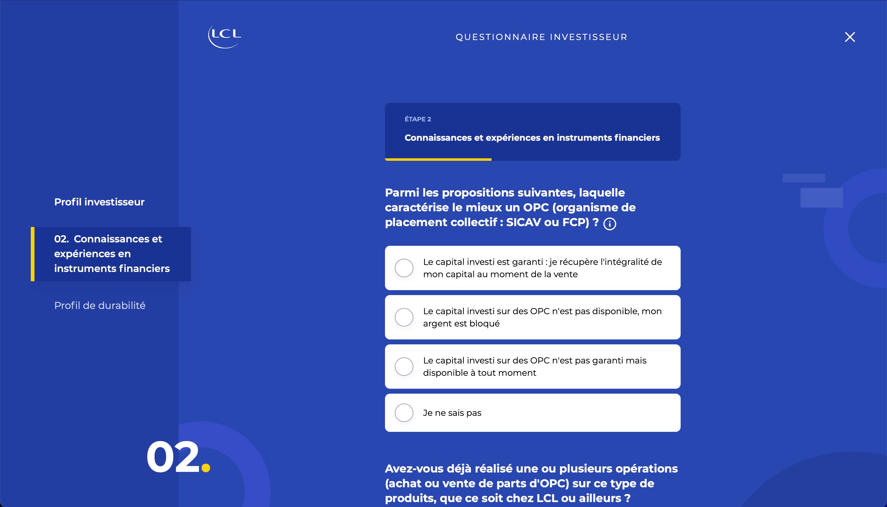form (LCL Bourse)