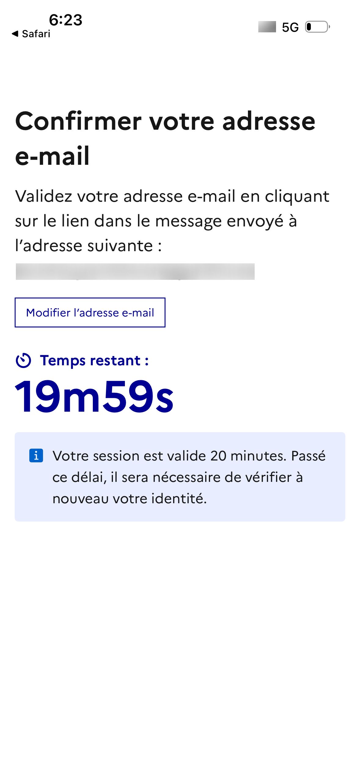 Confirmation (France identité)